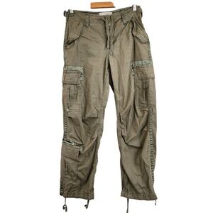 Vintage Abercrombie & Fitch Womens 28 / 6S  Green Cargo Military Y2k *read*